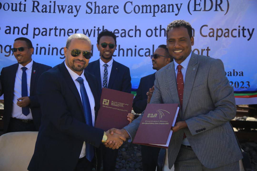 Read more about the article Ethio-Djibouti Railway s.c. and the FDRE TVT Institute have signed an MOU.
